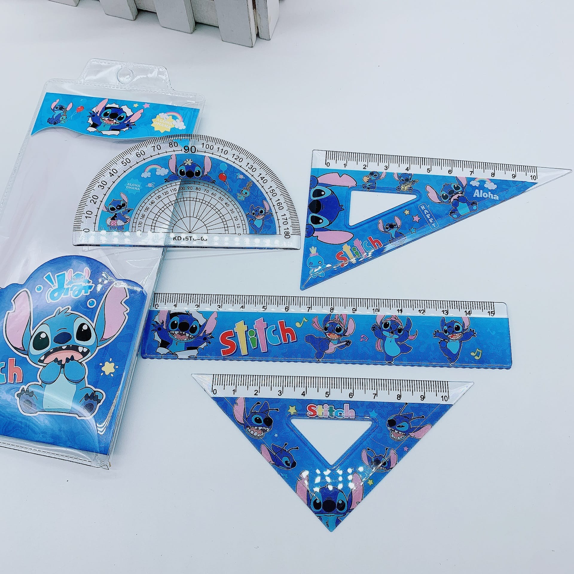 Set Righelli 4 Pezzi - Stitch